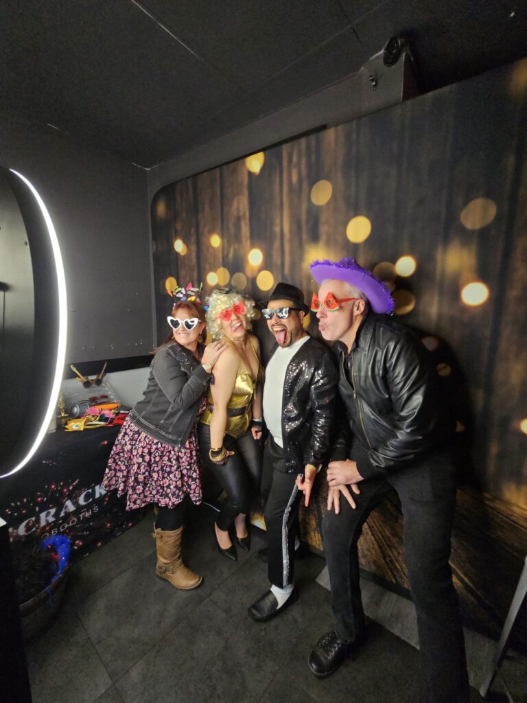 People enjoying Firecracker Photobooths in Orange